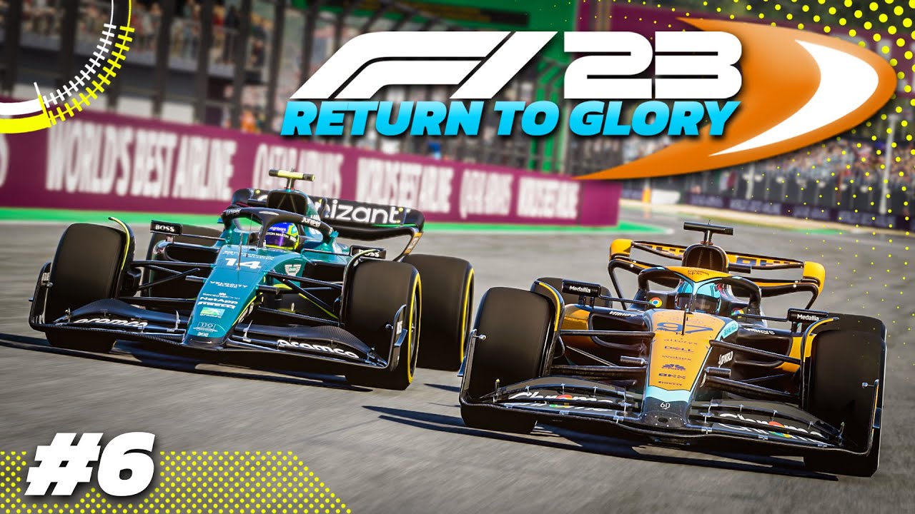 Q3? Aston Martin Vs McLaren 👀 F1 23 DRIVER CAREER Part 6 (110% AI)