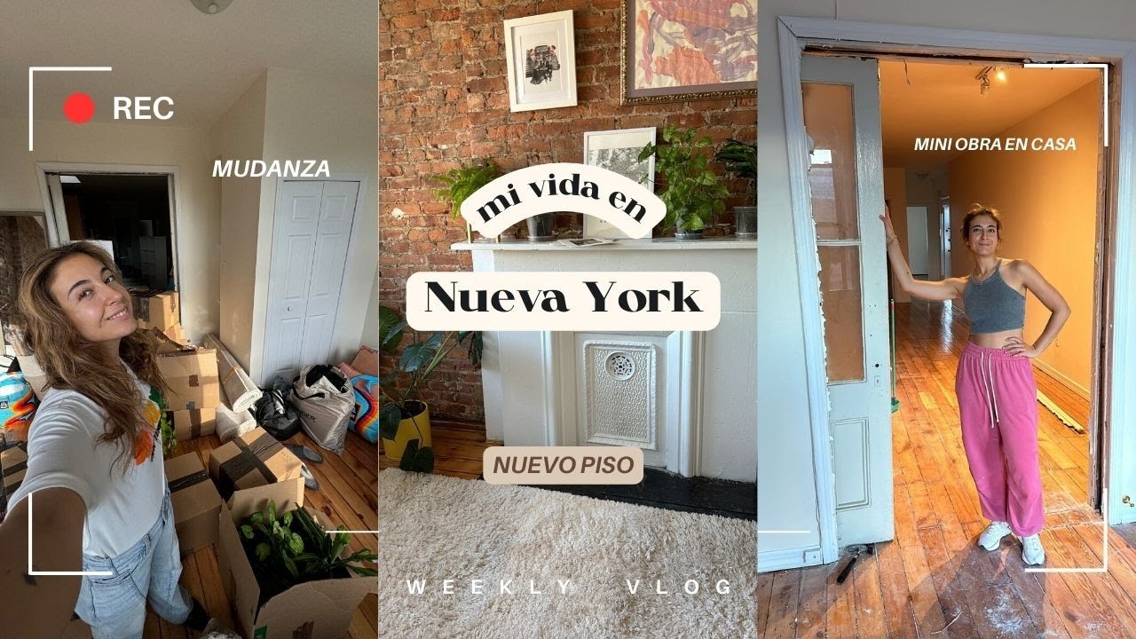 Mi vida en Nueva York📦Mudanza, mini obra y NUEVO PISO🏠 Primeros días en el nuevo apartamento en NYC🌷