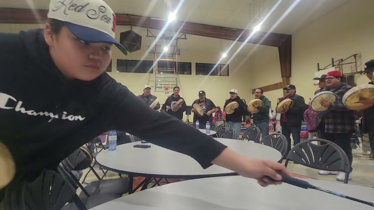 Terry Paskemin Song#1 @Melvin Potts Memorial Round Dance Jan.25, 2025
