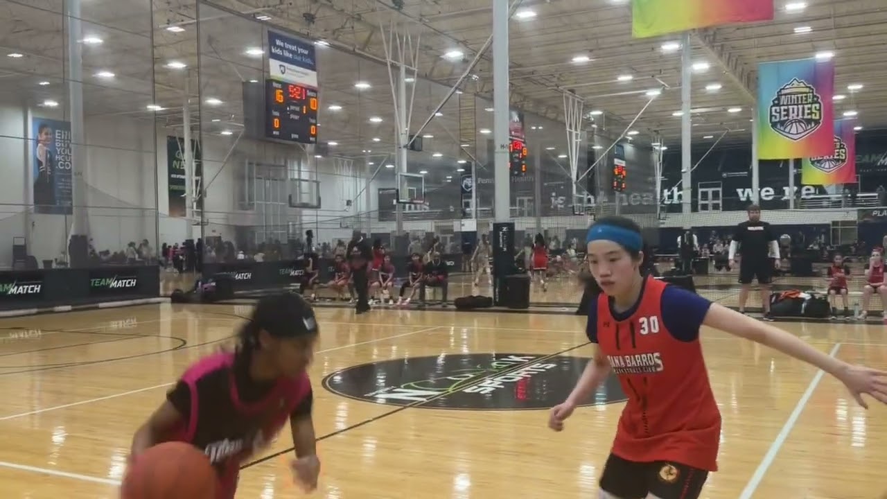 Isabella’s AAU  🏀 Game Winter Series Final Team Vito  Pink 8th Grade vs  Dana Barros 02/28/2026