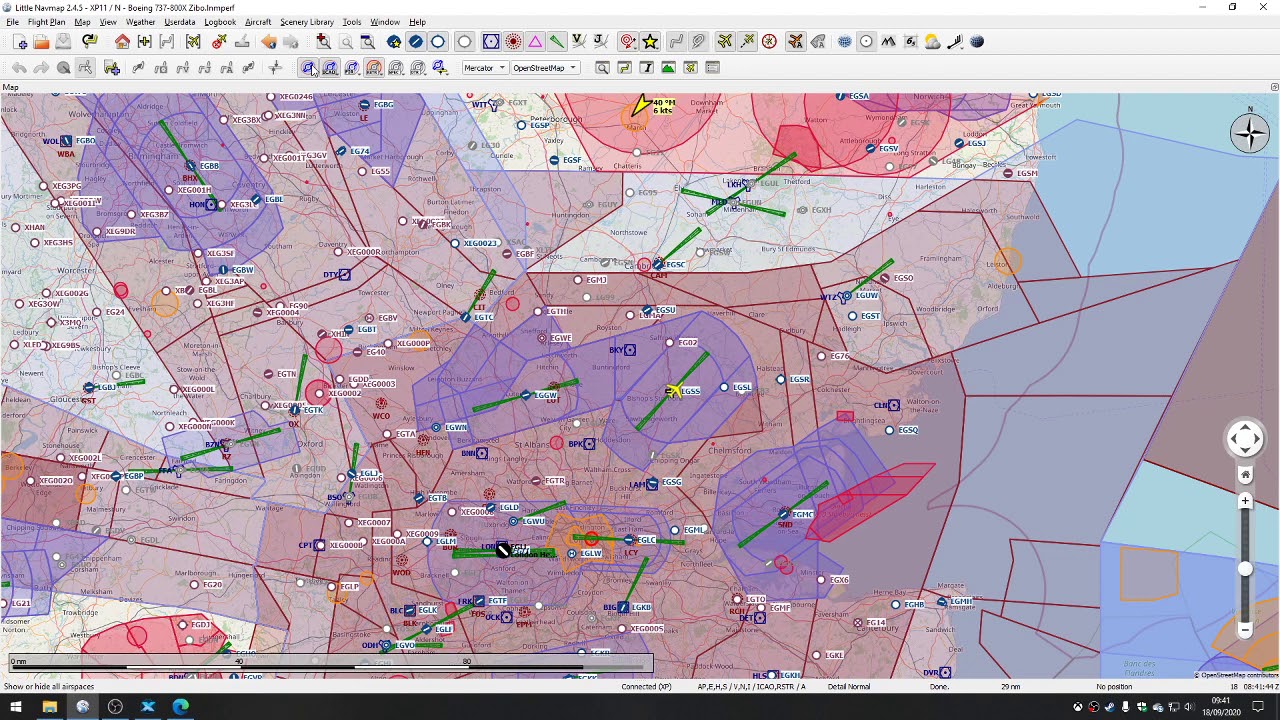 A walkthrough of basic flight planning with LittleNavMap