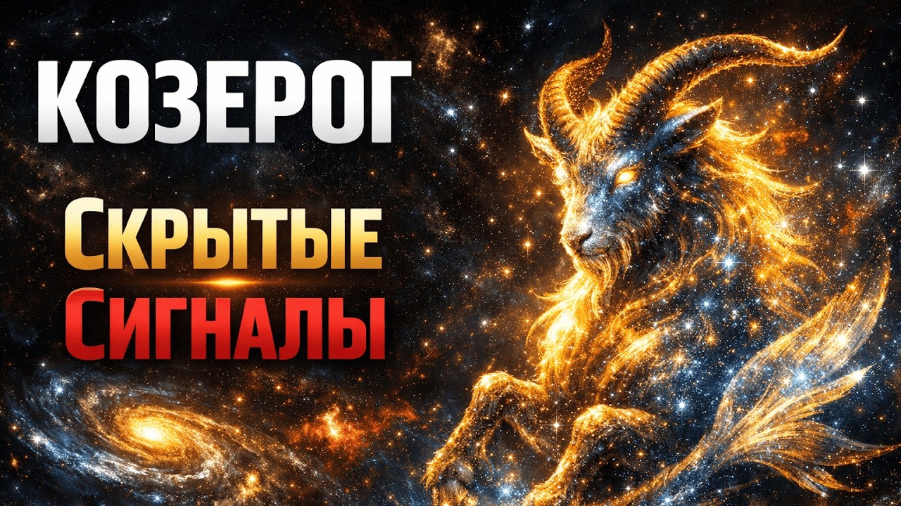 КОЗЕРОГ: 22 Февраля активирует скрытые сигналы! Гороскоп