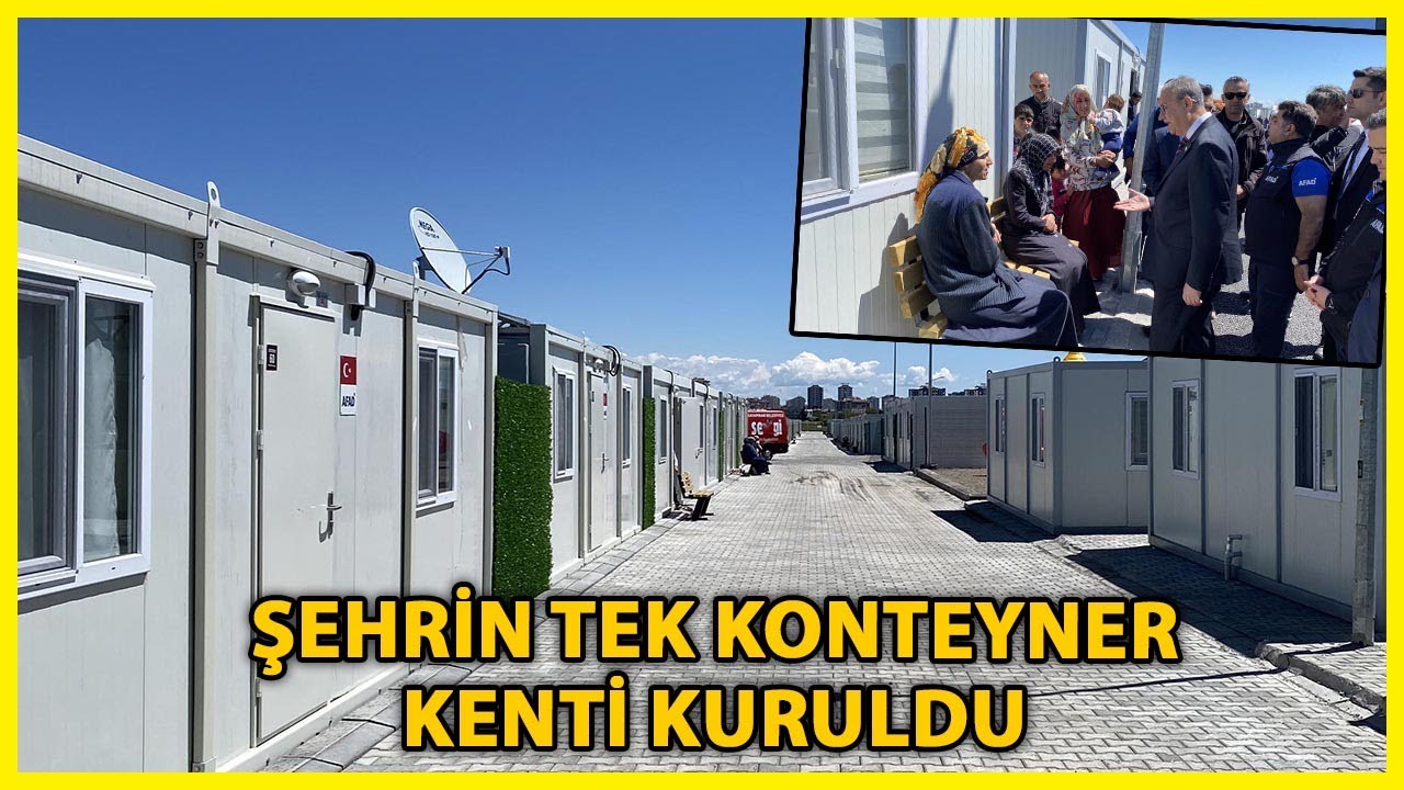 Diyarbakır'daki Depremzedeler Çadırdan Konteynere Geçiyor