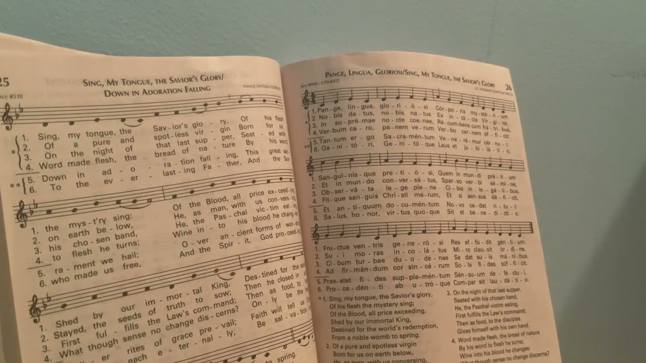 Pange Lingua Gloriosi/Sing My Tounge The Savior’s Glory (ST THOMAS TANTUM ERGO) (26)