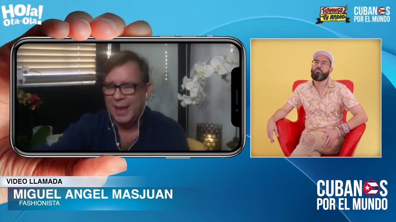 Alex Otaola entrevista al diseñador cubanos Miguel Angel Masjuan - Hola! Ota-Ola