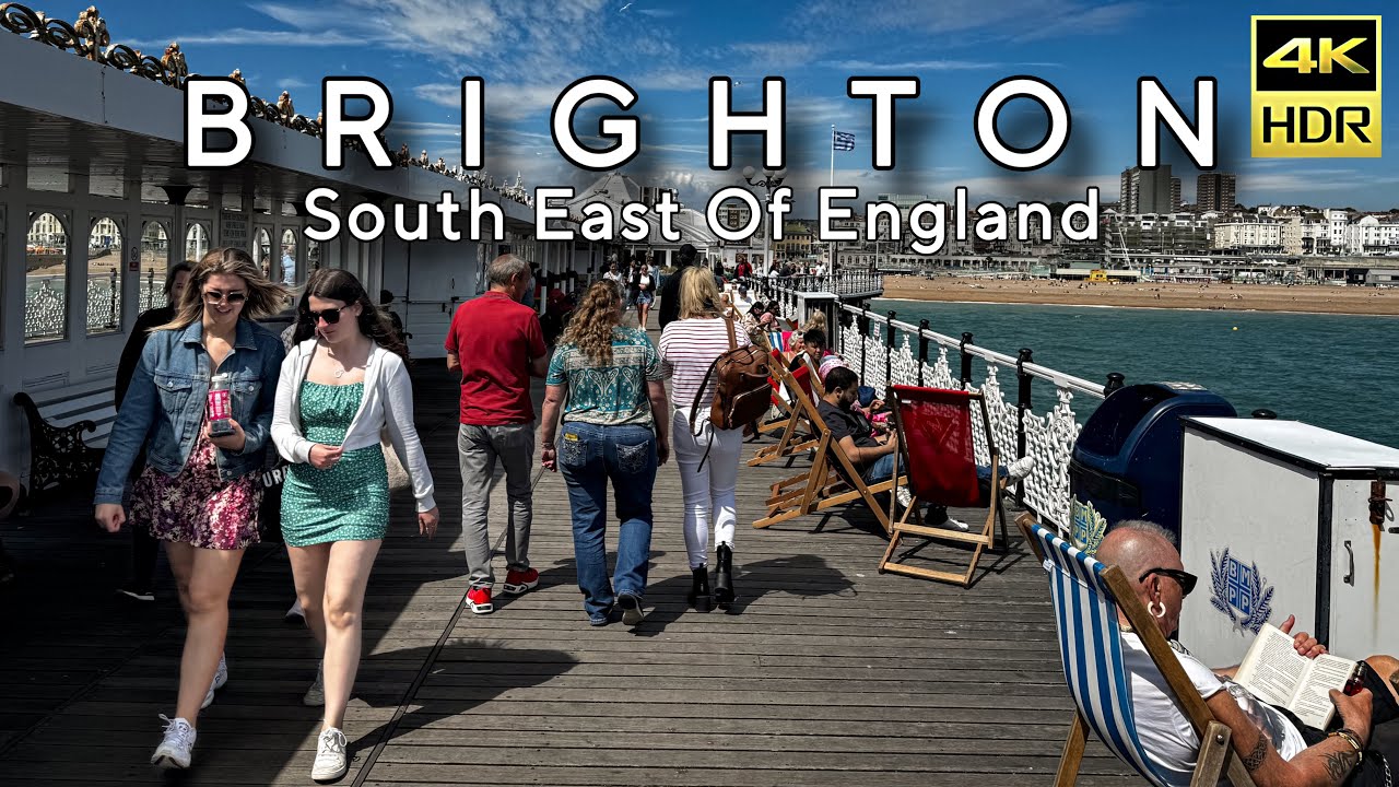 🇬🇧 Brighton An Amazing Seaside City In the South East Of England Walking-Log (Summer 2024)