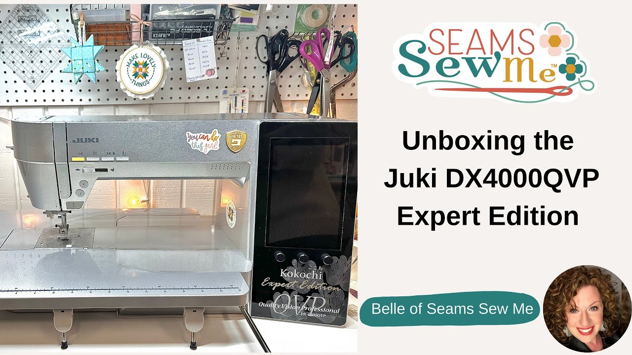 Распаковка моей швейной машины Juki DX4000QVP Expert Edition