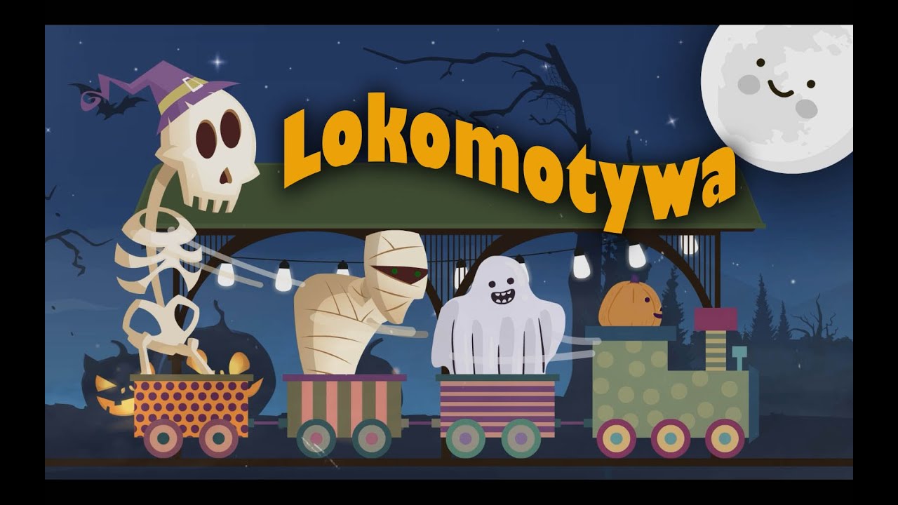 Piosenki halloween dla dzieci - Maskotki - Lokomotywa Halloween - strasznie fajny pociąg for kids