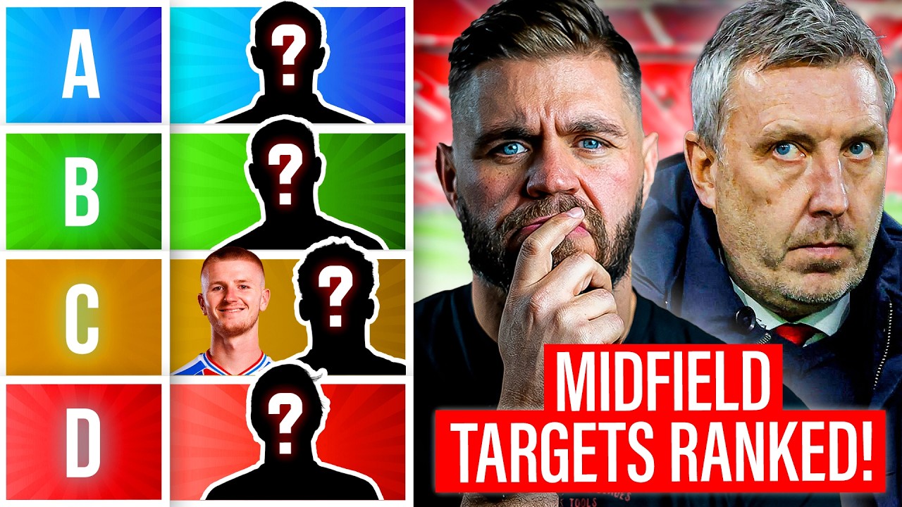 Tonali or Wharton? Why We NEED To Sign This Player! Ranking 5 Midfielders Man United Should Sign!