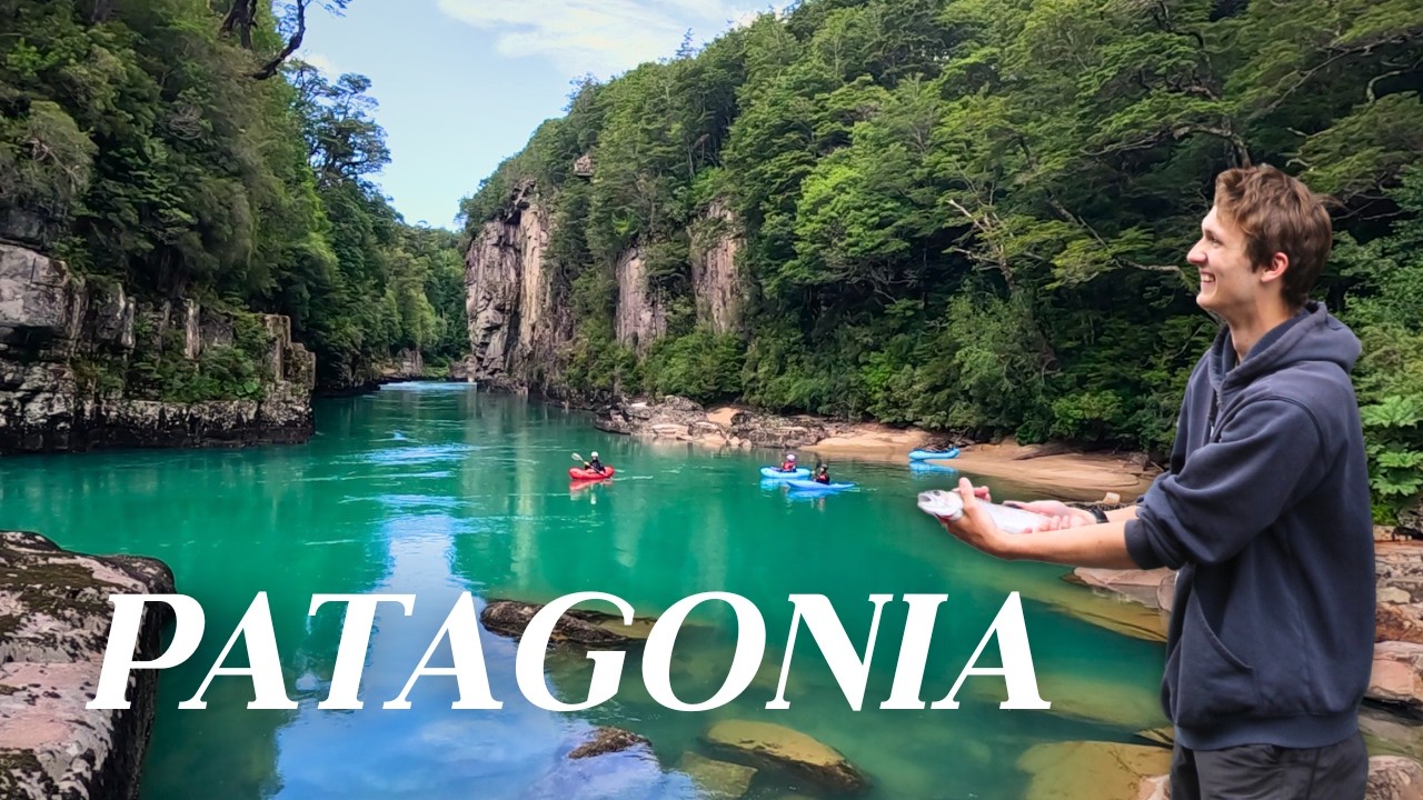 I found the prettiest river in Patagonia (no one was there) | Remote Packrafting Camping Fishing
