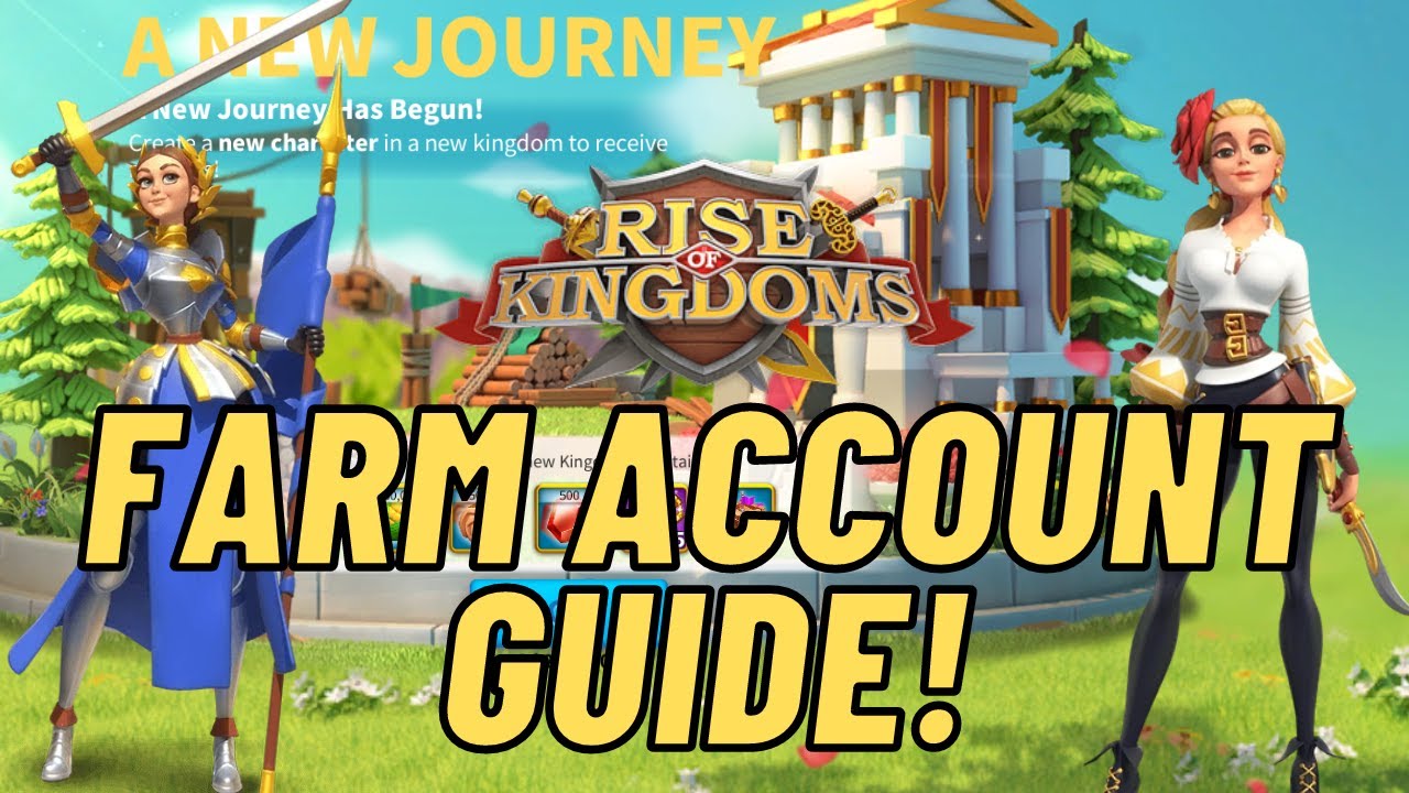 How to create a Farm Account - Step by step guide! | Rise of Kingdoms