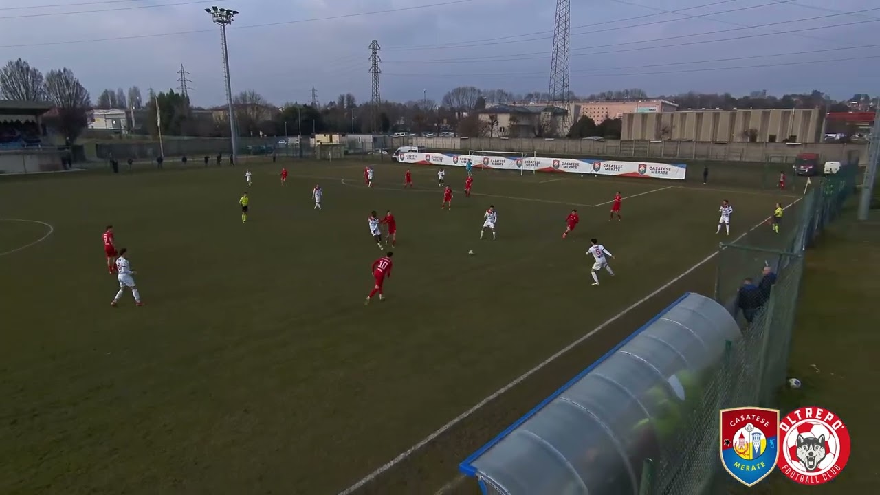 Tutte le azioni e i gol del match Casatese Merate vs Oltrepò FBC 0-1