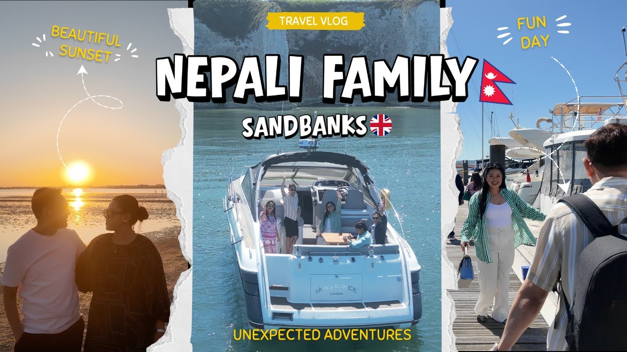Nepali Family In Sandbanks - UK's Most EXPENSIVE Beach!🤫 🇬🇧🇳🇵