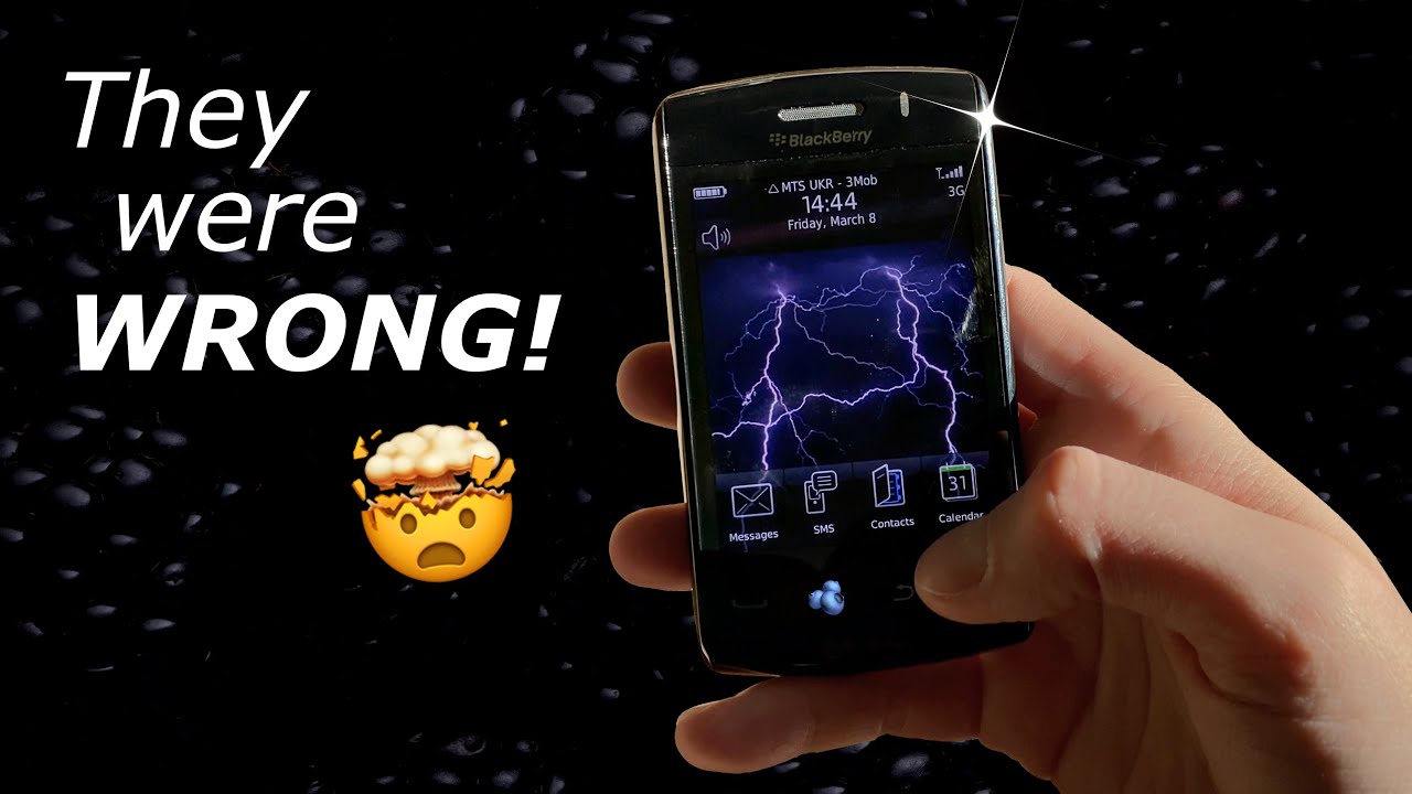 Распаковка «ХУДШЕГО смартфона на свете»? BlackBerry Storm