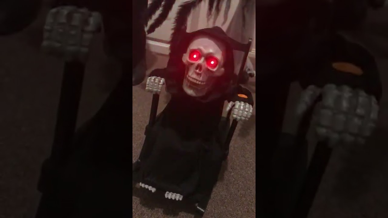 Gemmy Animated 💀 Black Halloween