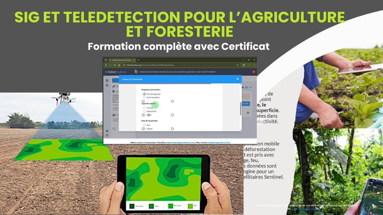Pratique 1 - Module 3 - Formation SIG et Télédétection pour l'agriculture et foresterie - EGD ACAD.