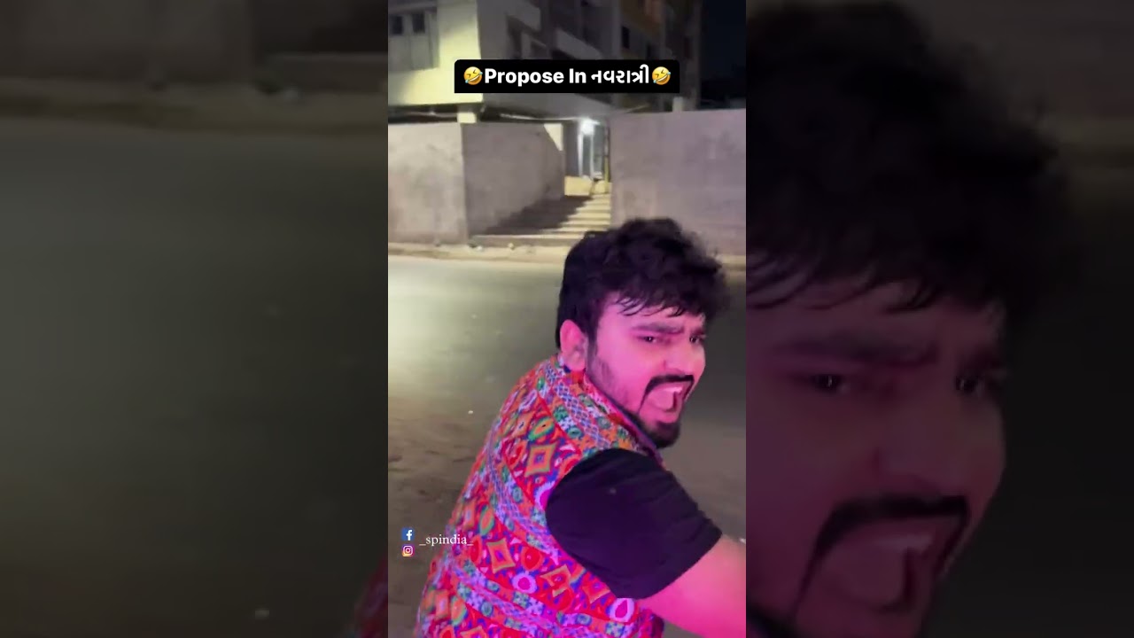 🤣Propose In Navratri🤣 | spindia shorts |  #spindia #navratri #shorts #shortsfeed