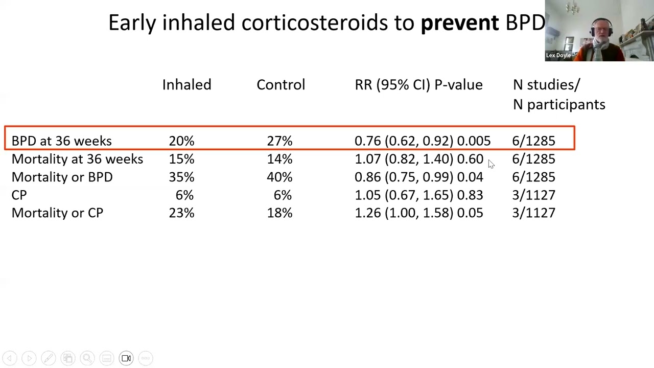 Lex Doyle - Postnatal Corticosteroids to Prevent or Treat BPD