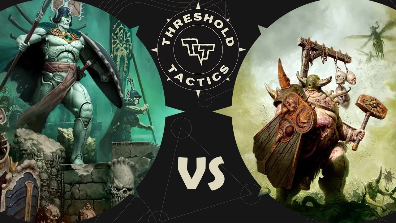 Оссиархские Жнецы Костей против Личинок Нургла: Отчёт о битве Age of Sigmar 4