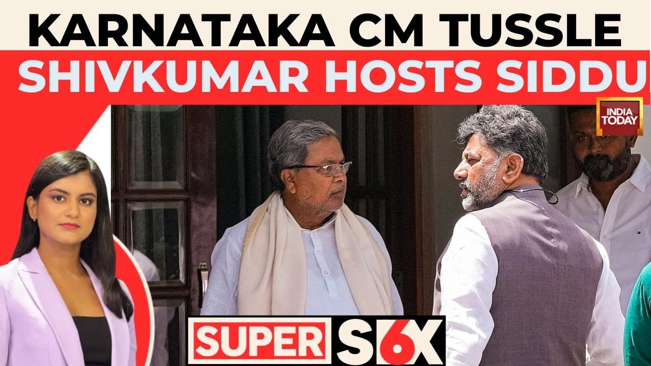 Karnataka Power Tussle: D.K. Shivakumar Hosts CM Siddaramaiah For 'Naati Chicken' Breakfast Amid