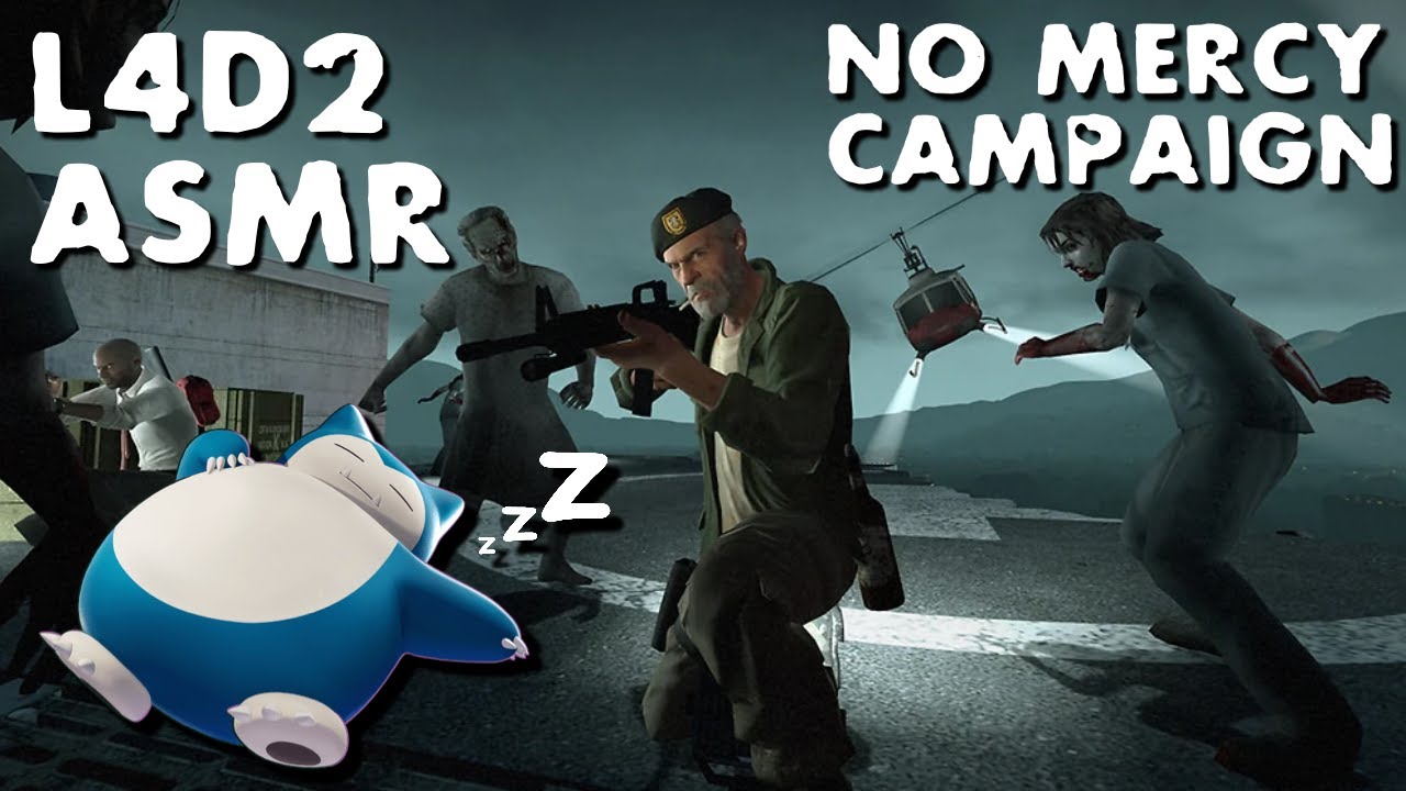 ASMR Left 4 Dead - No Mercy Full Campaign (Long Play for Sleep)