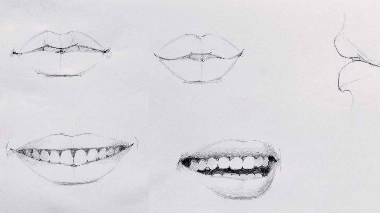 How to Draw Lips - Step by Step Tutorial