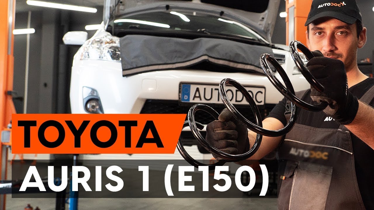Jak wymienić sprężyny przedni w TOYOTA AURIS 1 (E150) [PORADNIK AUTODOC]