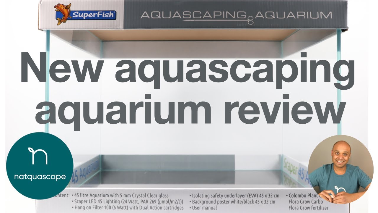 New Superfish aquascaping aquarium review (step-by-step setup 2021)