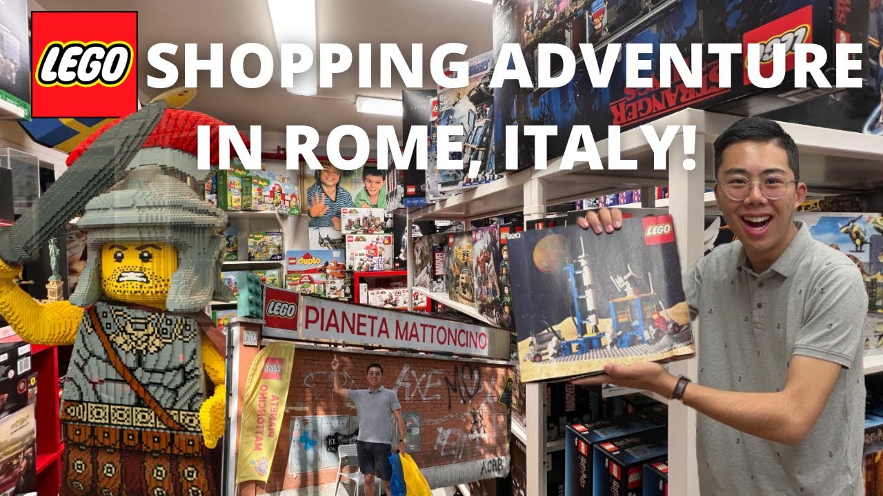 Rare LEGO Shopping Adventure in Rome, Italy!