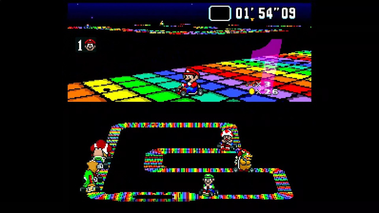 Super Mario Kart (100cc Special Cup Gameplay w/ Mario)