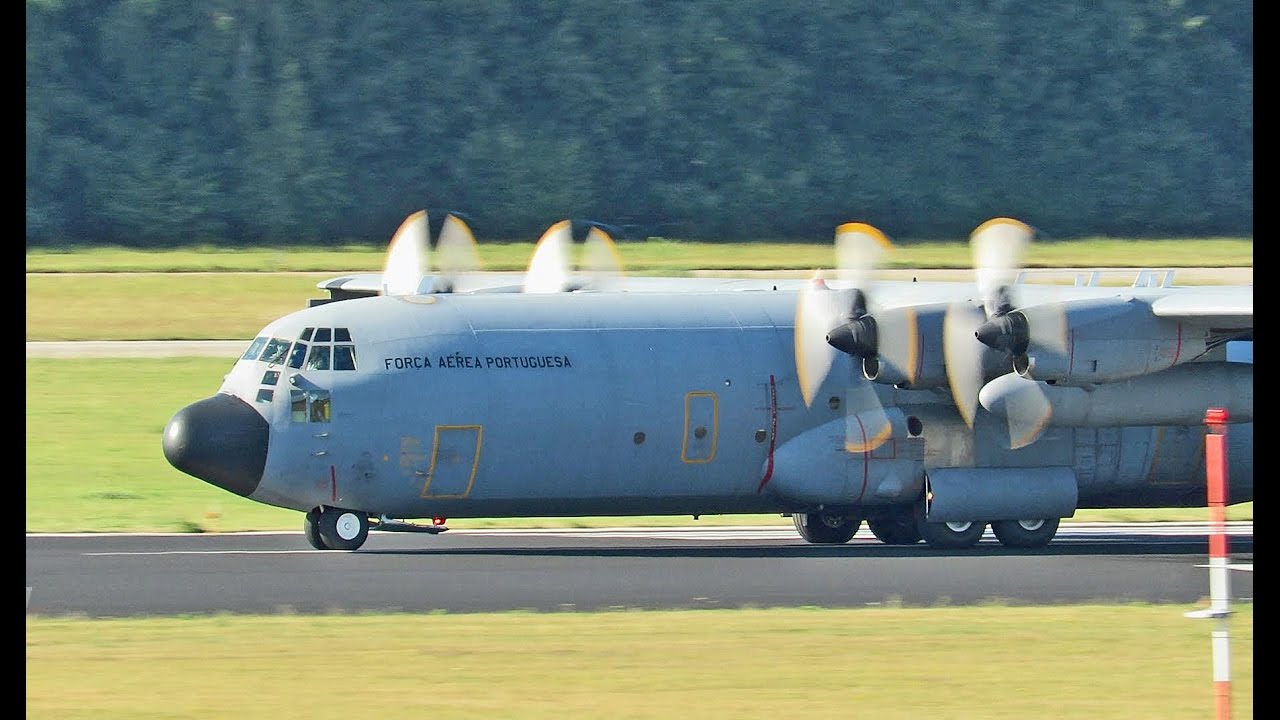 DEPARTURE C130,  Bisontes, Portuguese AF, 16806, Eindhoven Airport