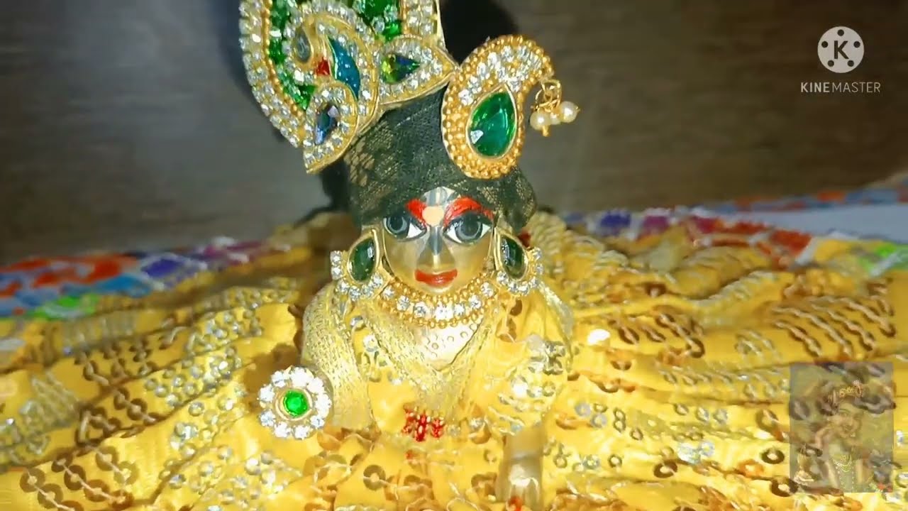 ठाकुर जी का सुंदर श्रृंगार🥰🥰#shringar #harekrishna #jewellery #craft #pushtimarg_samagri #gopalji