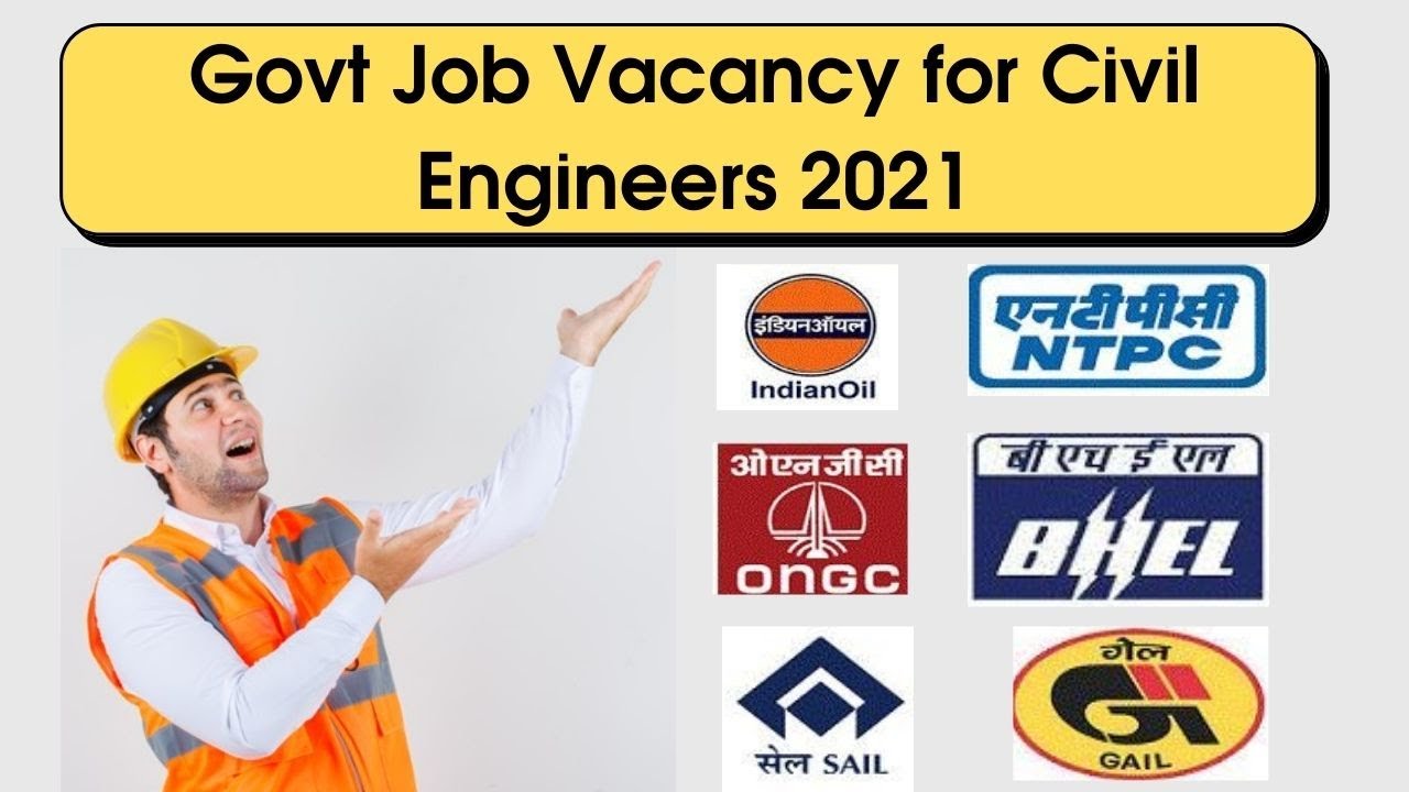 Govt Job Vacancy for Civil Engineer || civil engineering jobs || Fresher Civil Engineer Job Vacancy