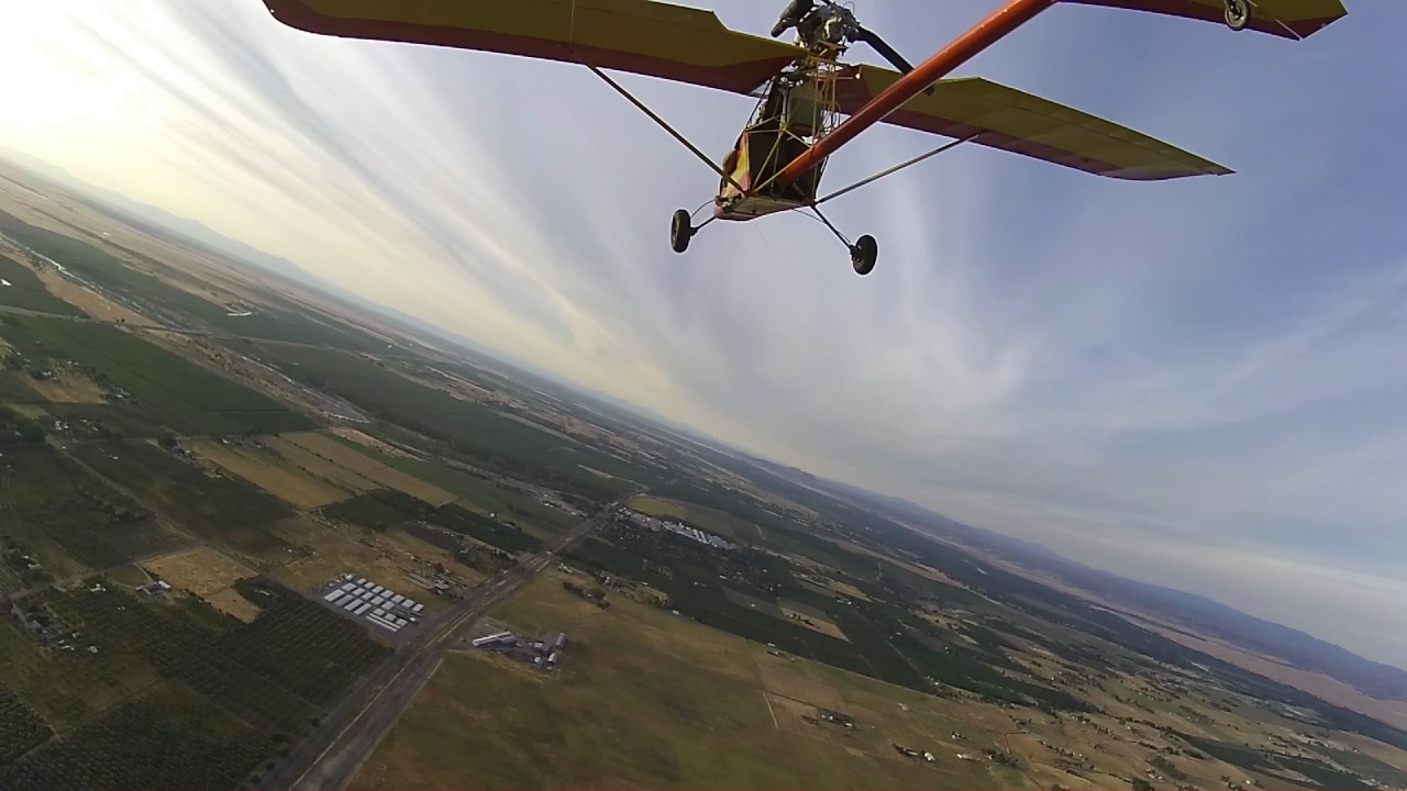 Deadstick landing in Kolb Firestar