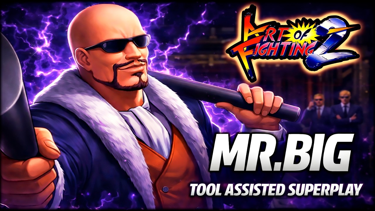 【TAS】Art of Fighting 2 - MR.Big - Arcade / 1994 - (4K 60FPS)