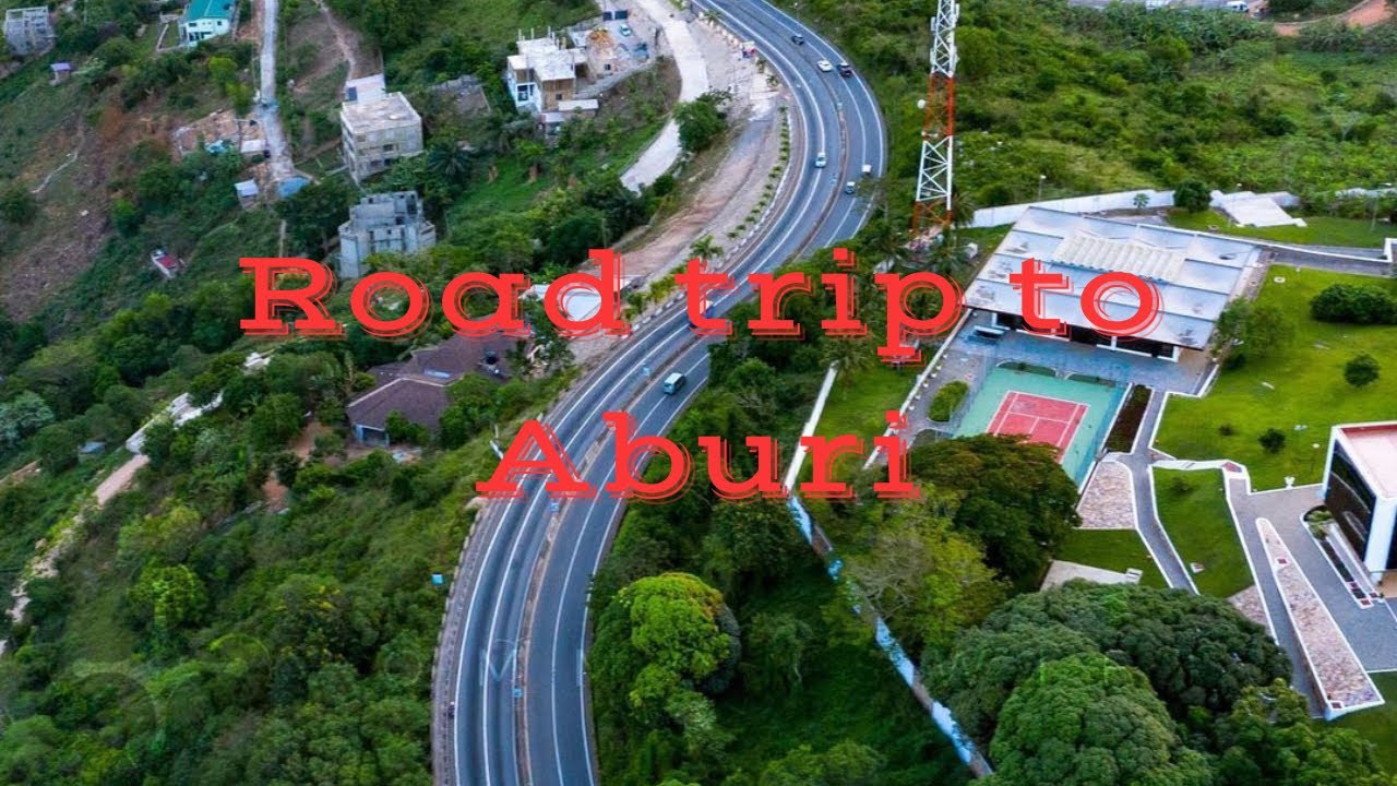 Ride Through Aburi From Madina Station || Places To Visit In Ghana 🇬🇭