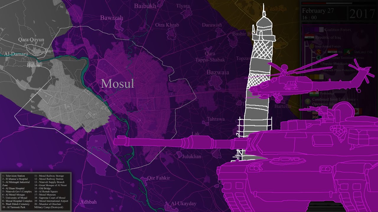 Battle of Mosul and Aftermath (October 2016 - March 2019)