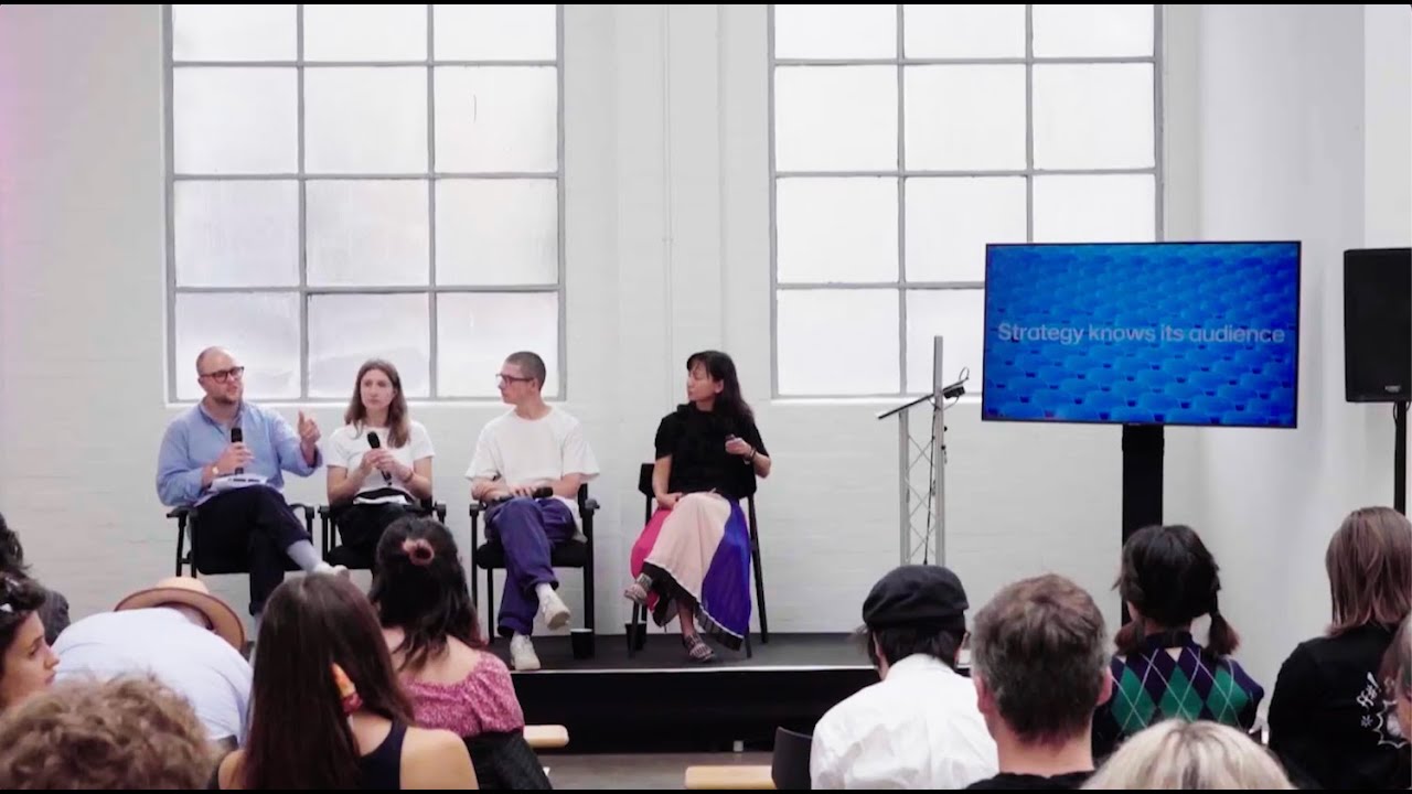 Designers and strategists discuss how strategy works with design | D&AD New Blood Festival 2023