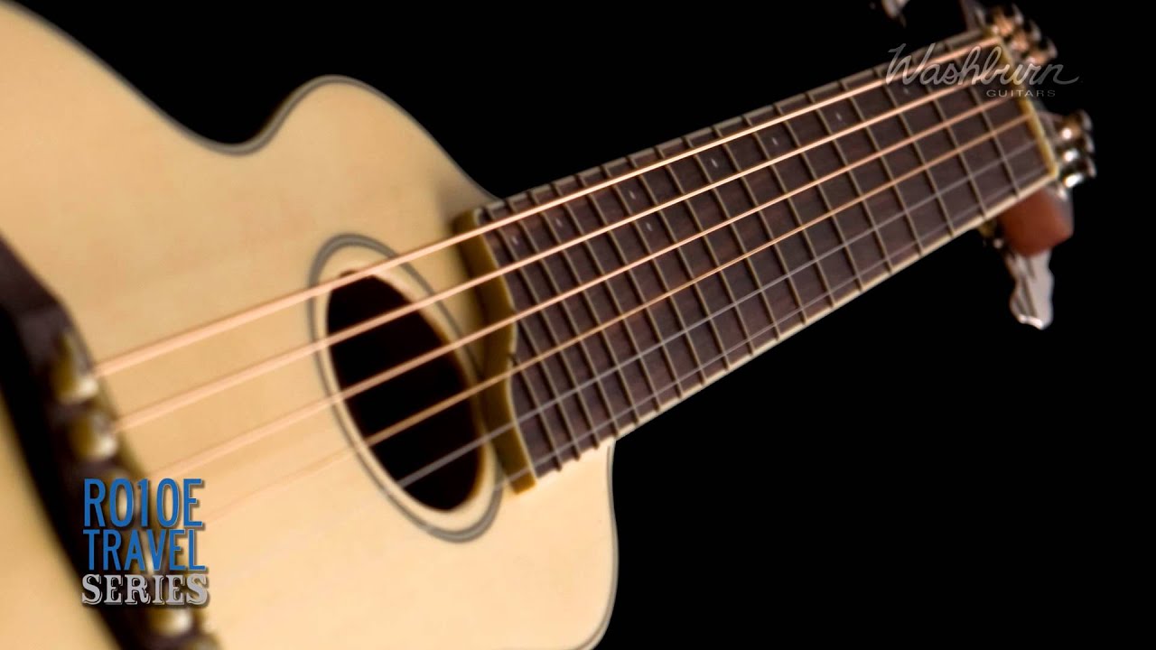 Washburn RO10E Travel Guitar w/Mic