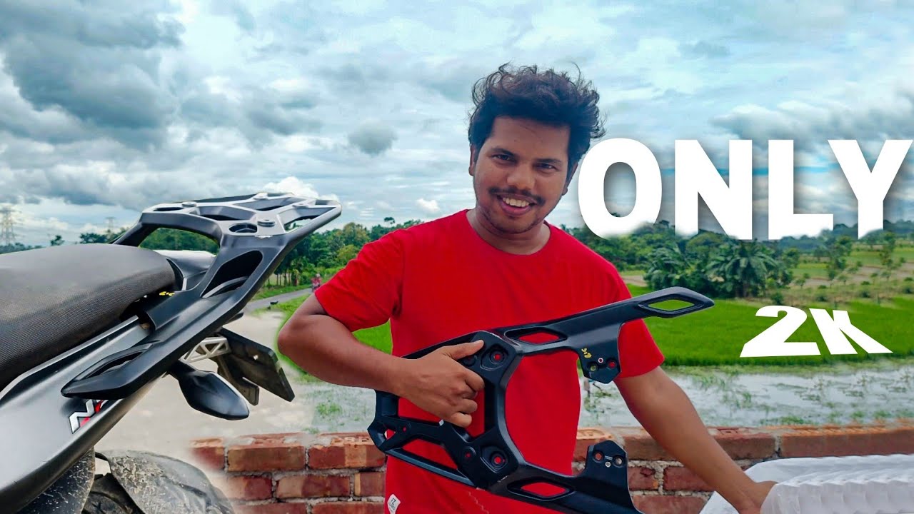 Finally Dominar 400 Ka Carrier Ns200 Mai Laga Diya | BIKE LUGGAGE CARRIER | LUGGAGE CARIER UNDER 2K