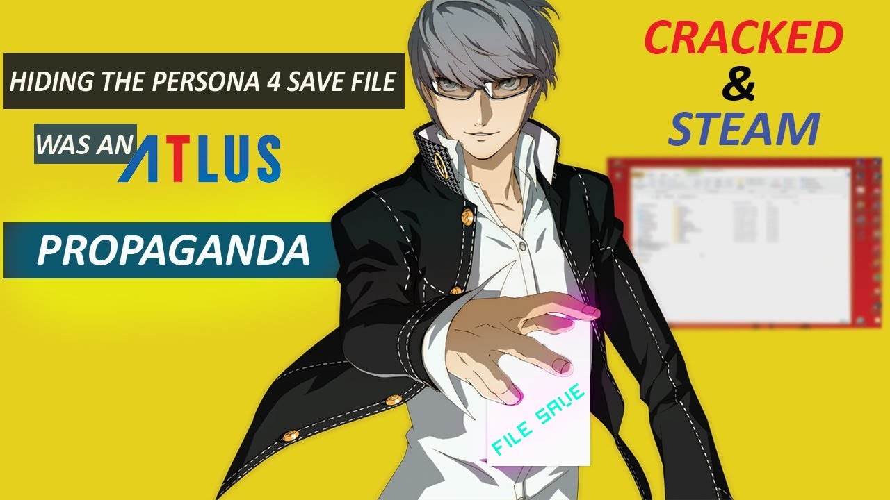 Persona 4 Golden PC Save File Location | Cracked & Steam Version (100% WORKING METHOD) ✅