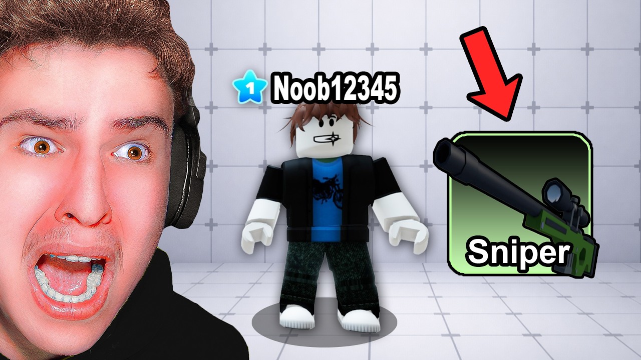 Am Deblocat *SNIPER* Pe *CONTUL DE NOOB* În Roblox Rivals... (#6)