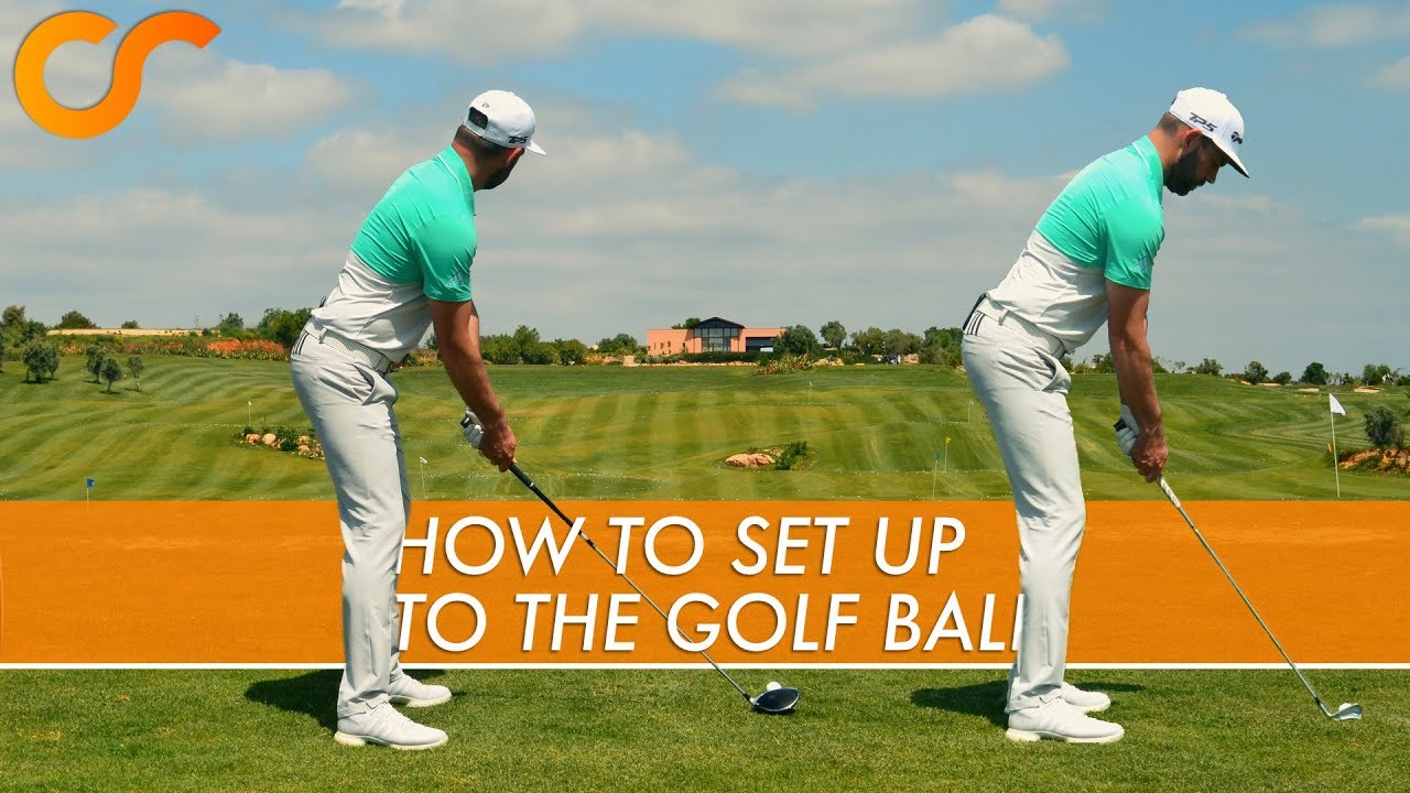 HOW TO SET UP TO THE GOLF BALL