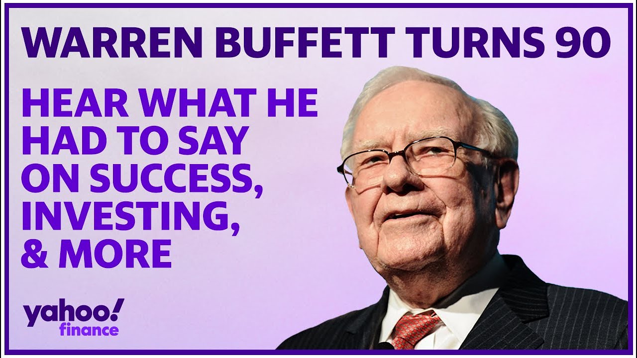 Warren Buffett turns 90: Here's what he had to say on success, investing, college and more