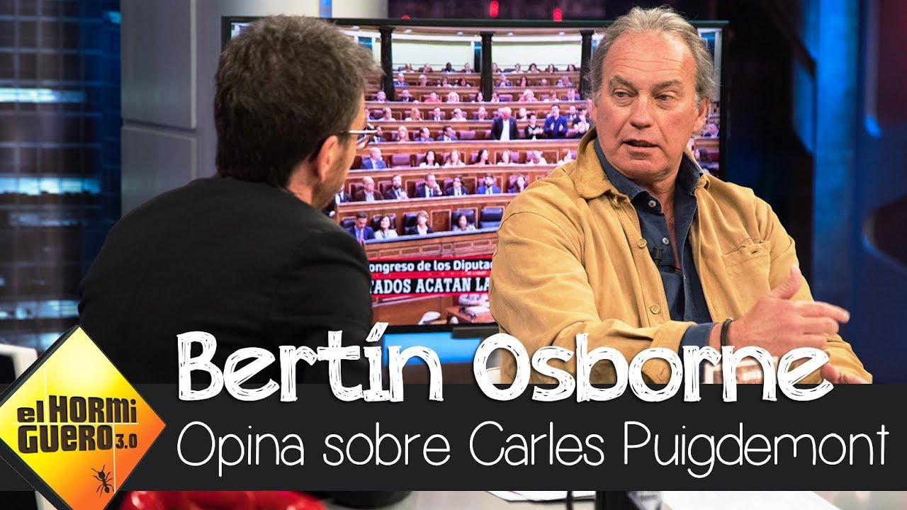 Bertín Osborne opina sobre las ideas de Carles Puigdemont - El Hormiguero 3.0