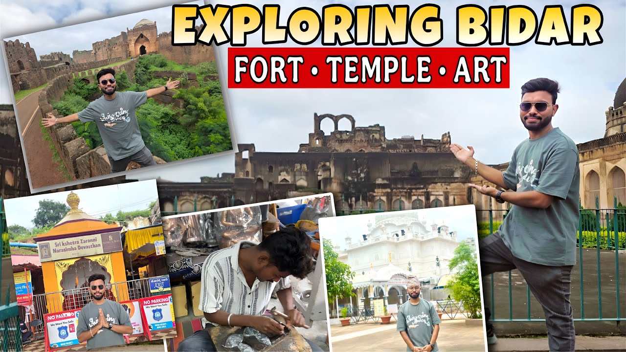 Exploring the Hidden Secrets of Bidar 🔥 Fort, Temple & Iconic Bidri Art | ଇତିହାସ ଓ କଳାର ସହର 👑 ବିଦର
