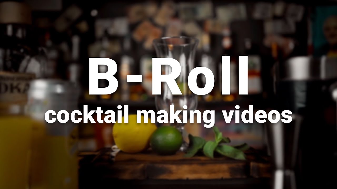 Cinematic Cocktail B-Roll Video