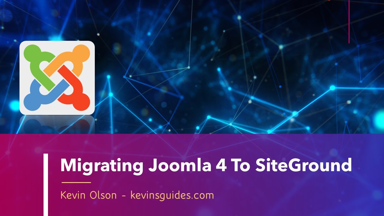 Migrating a Joomla 4 Website to SiteGround