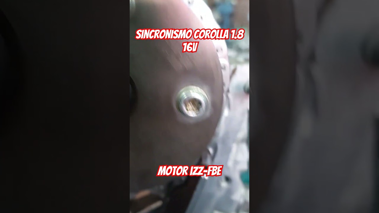 Sincronismo Motor Toyota corolla 1.8 16v  izz-fbe