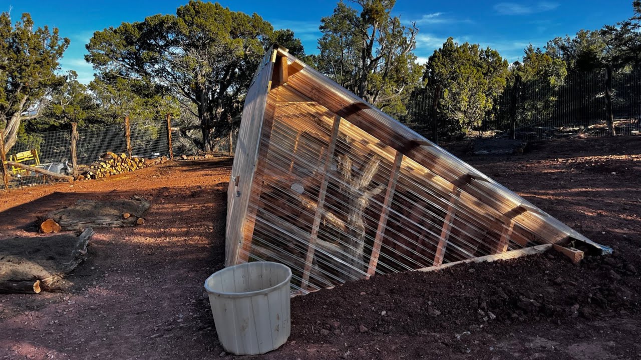Behind the scenes on Homestead Rescue - Our Walipini greenhouse build